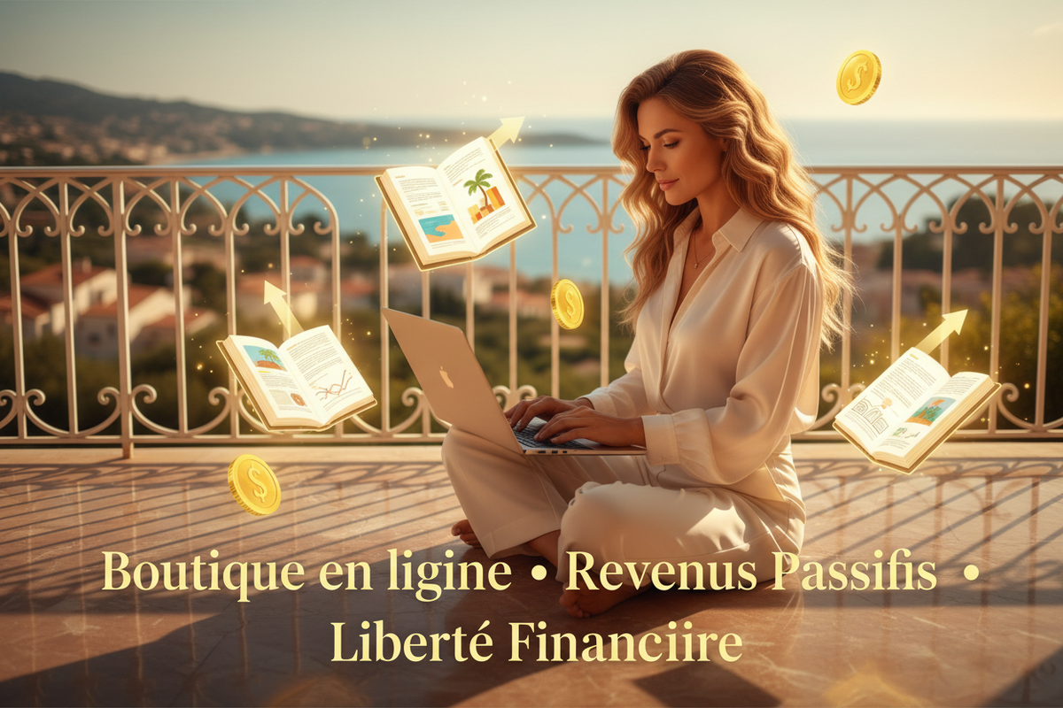 Boutique en ligne, revenus passifs, marketing digital : la route vers la liberté financière