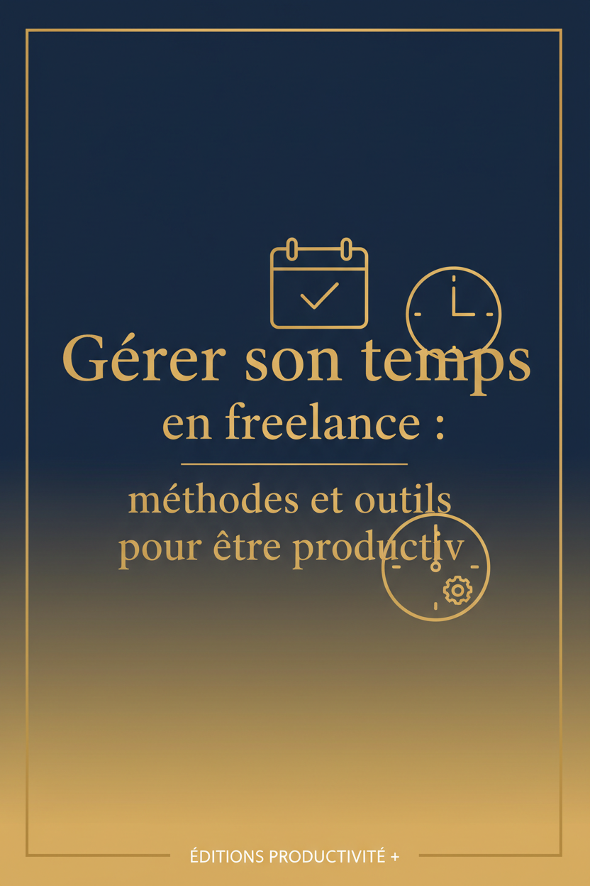 Couverture ebook Gérer son temps en freelance