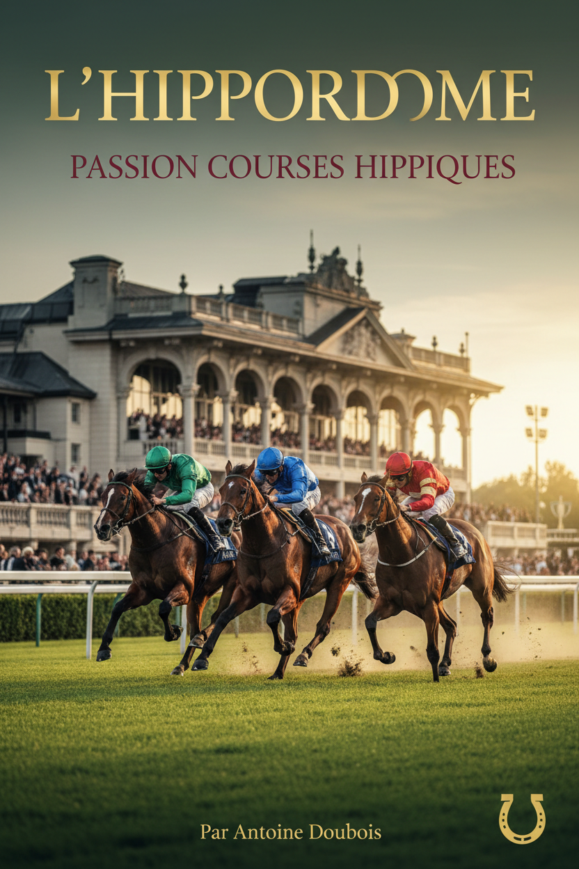 Couverture ebook L'hippodrome passion courses hippiques