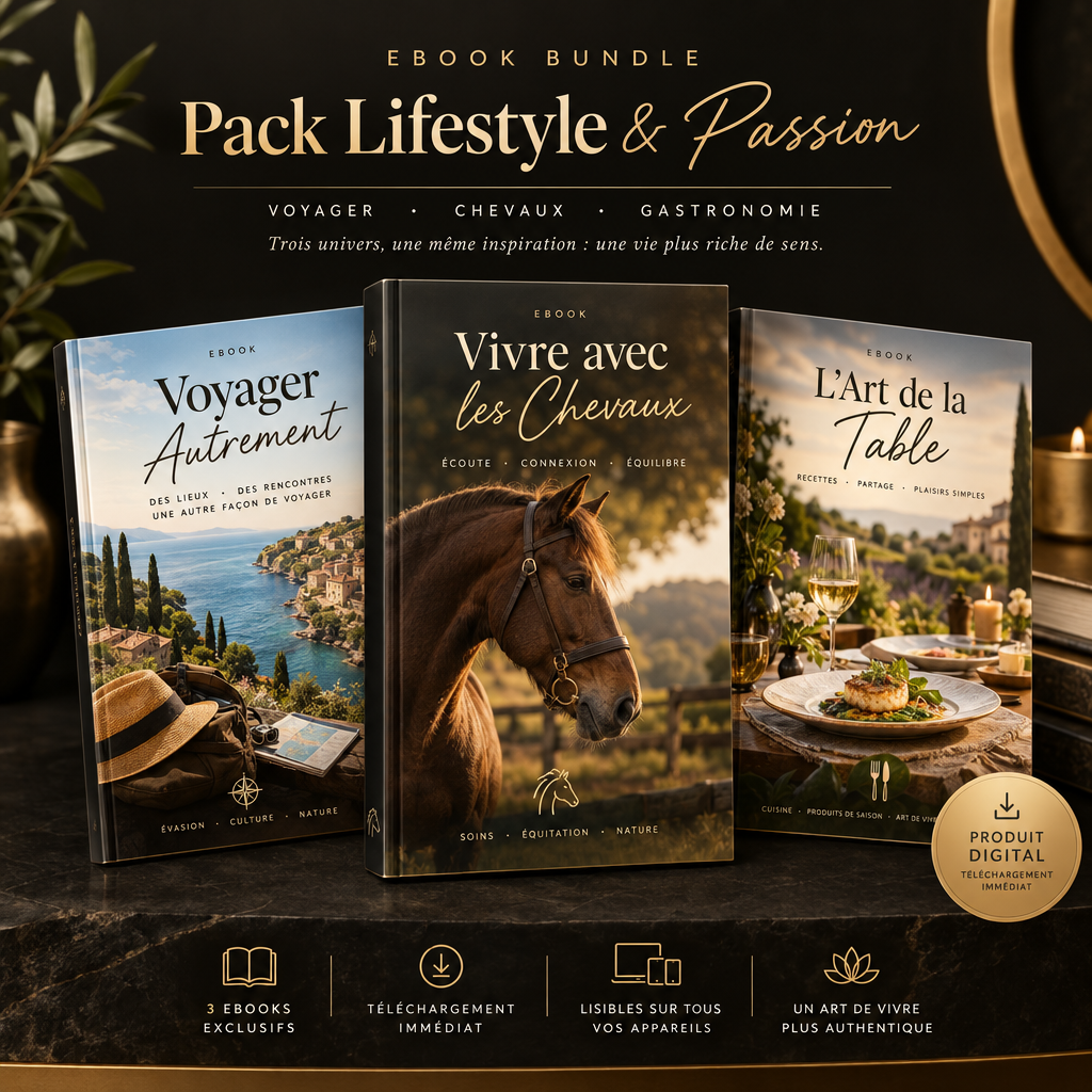 Pack Lifestyle & Passion — 3 Ebooks PDF