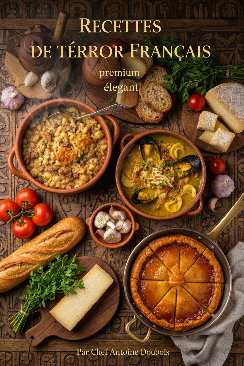Couverture ebook Recettes de terroir Français